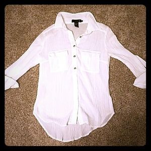 Whiye collated blouse